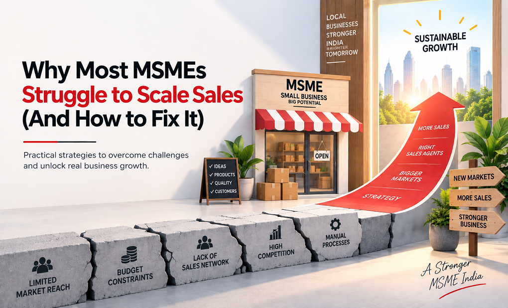 Why Most MSMEs Struggle to Scale Sales (And How to Fix It)