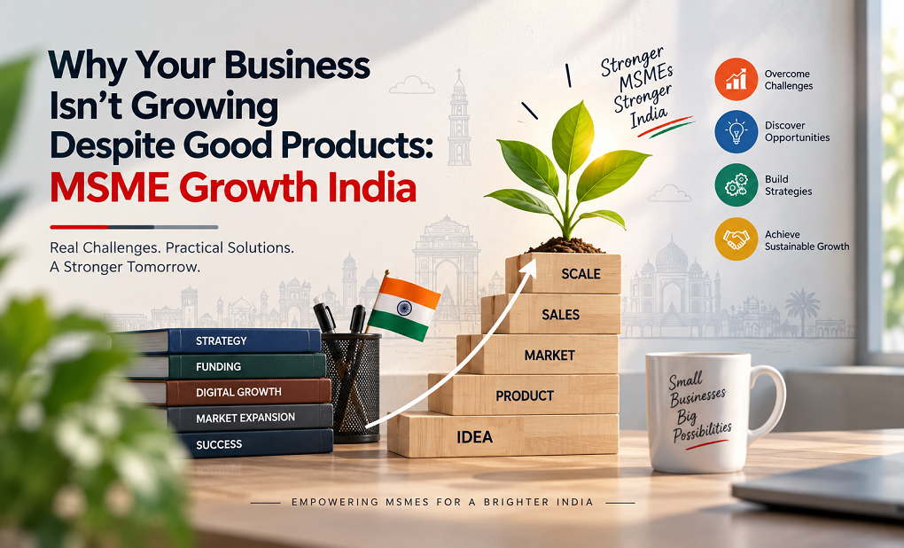 Why Your Business Isn’t Growing Despite Good Products MSME Growth India
